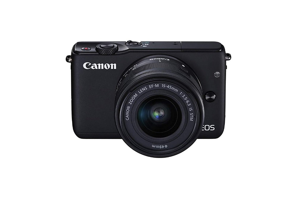Used,Canon EOS M10 Mirrorless Camera Kit with EF-M 15-45mm Image Stabilization STM Lens Kit(NOT FULL NEW)
